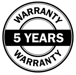 5 Years Warranty